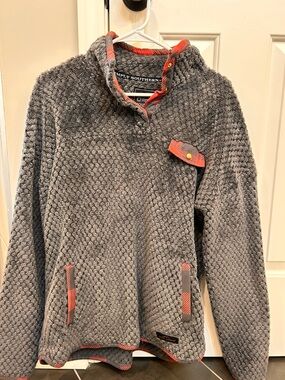 Simply Southern Gray Plush Pullover